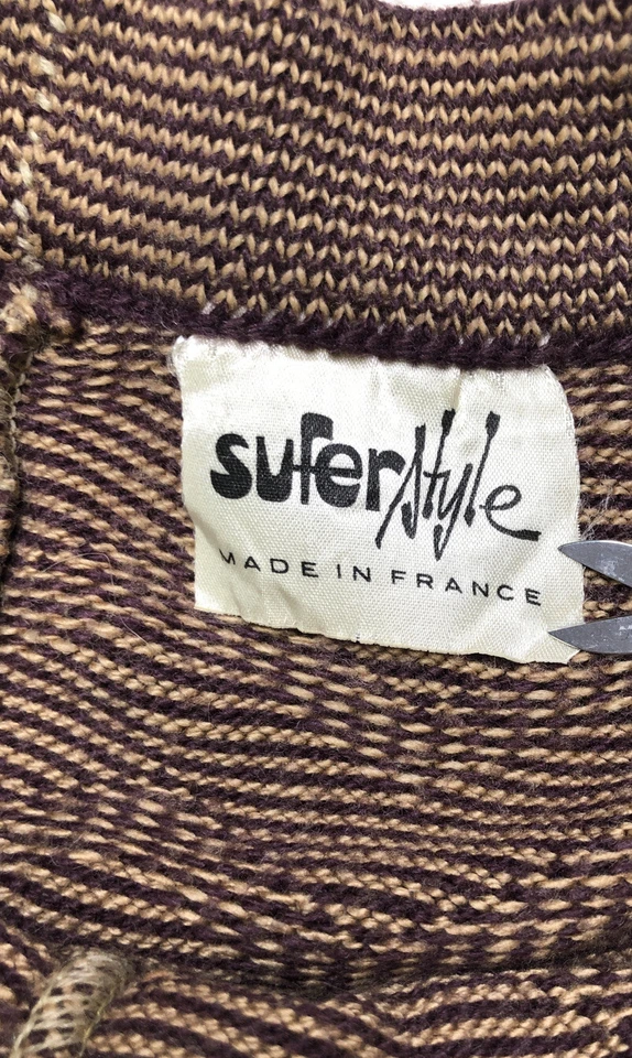 Vintage Sufer Style Womens Pants Brown Sz 18/50 Boho Flare Gaucho Pants 1970s - Image 4 of 4