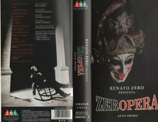 RENATO ZERO rara VHS ORIGINALE Zeropera Atto Primo  MADE in ITALY 1993