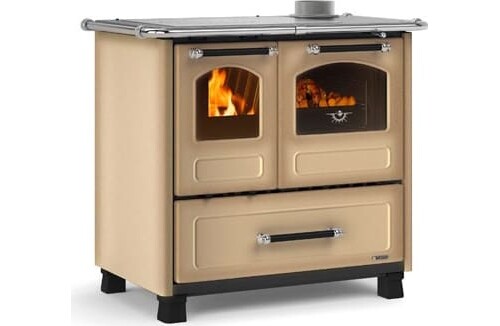 Nordica Extraflame Cucina a Legna Forno 9kW Ghisa 96x64 Cappuccino Family 4.5 - Foto 1 di 1