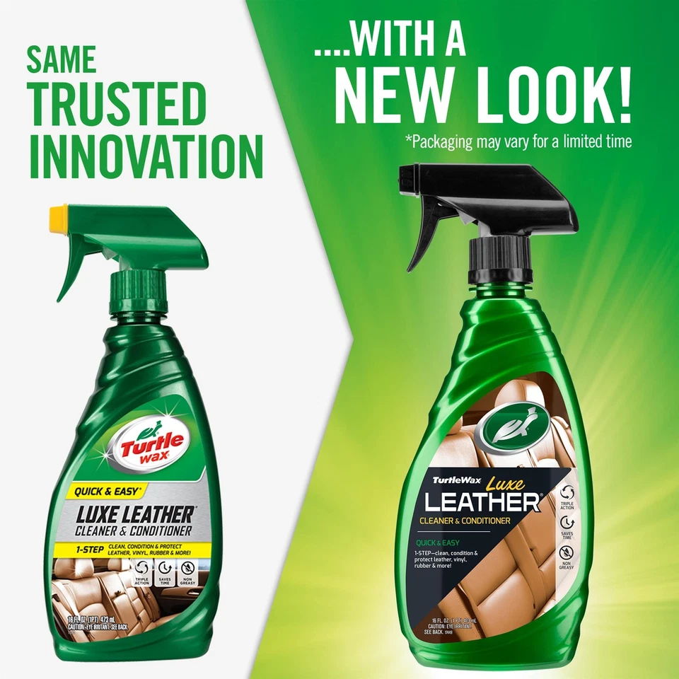 Turtle Wax Leather Cleaner & Conditioner 16 Fl Oz 2 Pack - Imagem 3 de 4