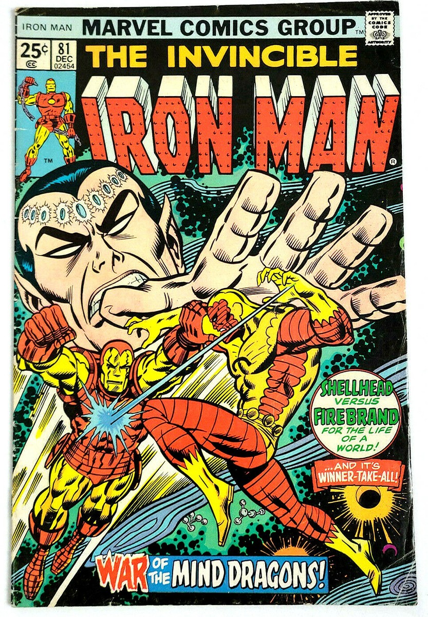 IRON MAN # 81 - (1976) MARVEL COMICS - SHELLHEAD & FIREBRAND
