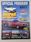 2002 Mopar Nationals Official Program  August 9-11 2002 Columbus Ohio