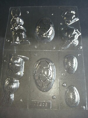 8 AUF 1 OSTERHASE/EI SCHOKOLADENFORM/FORMEN/3-D/KINDER/KINDER/KINDER/SELBST MACHEN