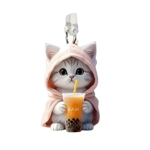 2D Acrylic Cat Phone Dust Plug Dust Plug Pendant Type-C Interface - Photo 6 sur 11