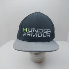 Under Armour Youth Snap back Hat Cap Gray Checkered Bill