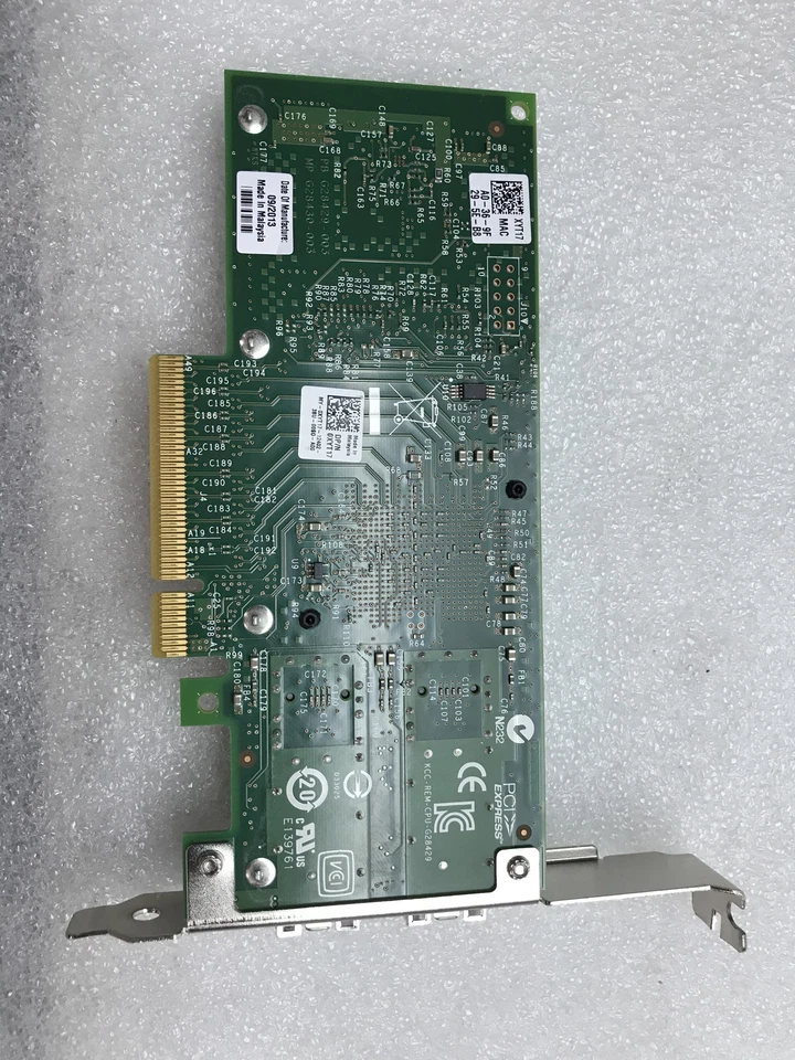 Dell 0942V6 Intel X520 Dual Port SFP+ Ethernet Network Adapter 2x 10Gb SFP - Image 4 of 4