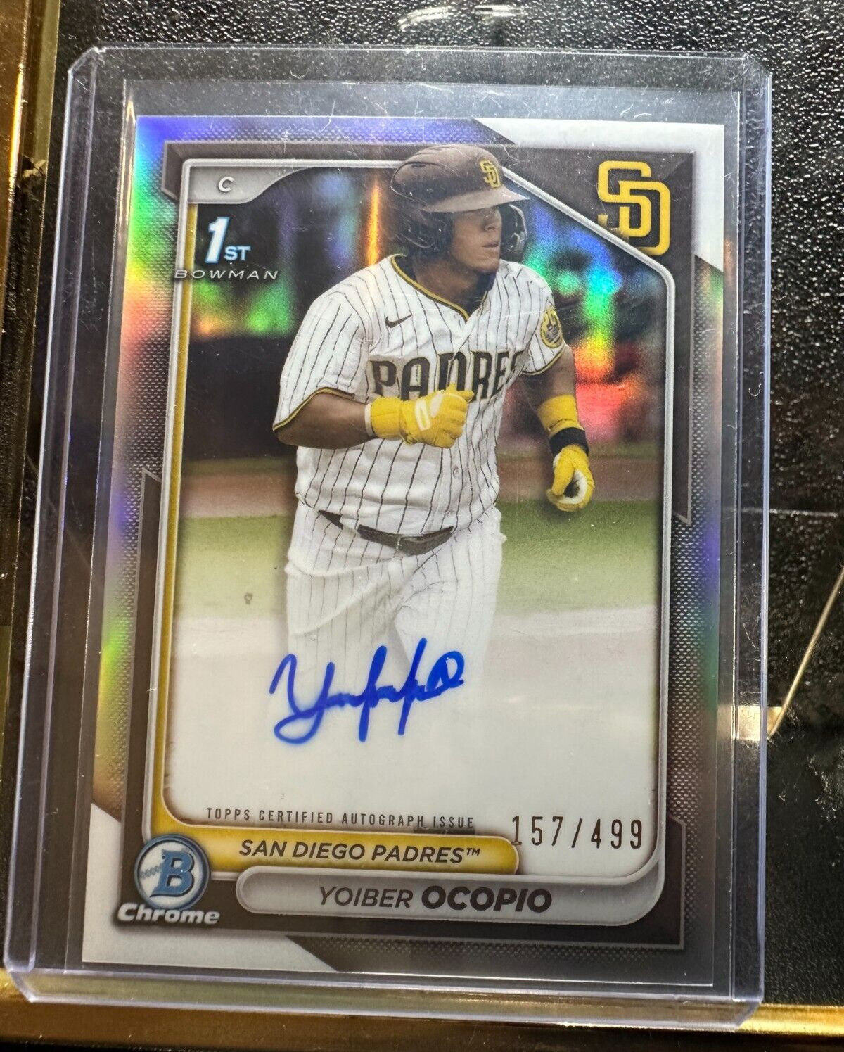 2024 Bowman - Chrome Prospect Yoiber Ocopio Autograph Refractor #CPA-YO /499