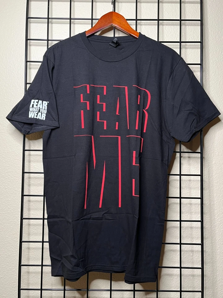 Fear What You Wear "FEAR ME" Halloween Fashion T-Shirt Unisex Lg Bradley Beard - Image 3 of 4