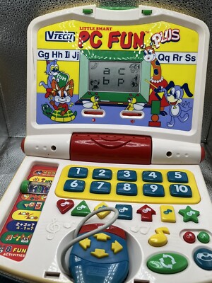 V-Tech Little Smart PC FUN Plus Starter Computer with Mouse - TESTED & WORKING