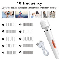 2025NEW Massage stick massager Wireless Electric 10 speeds  vibrations powerful
