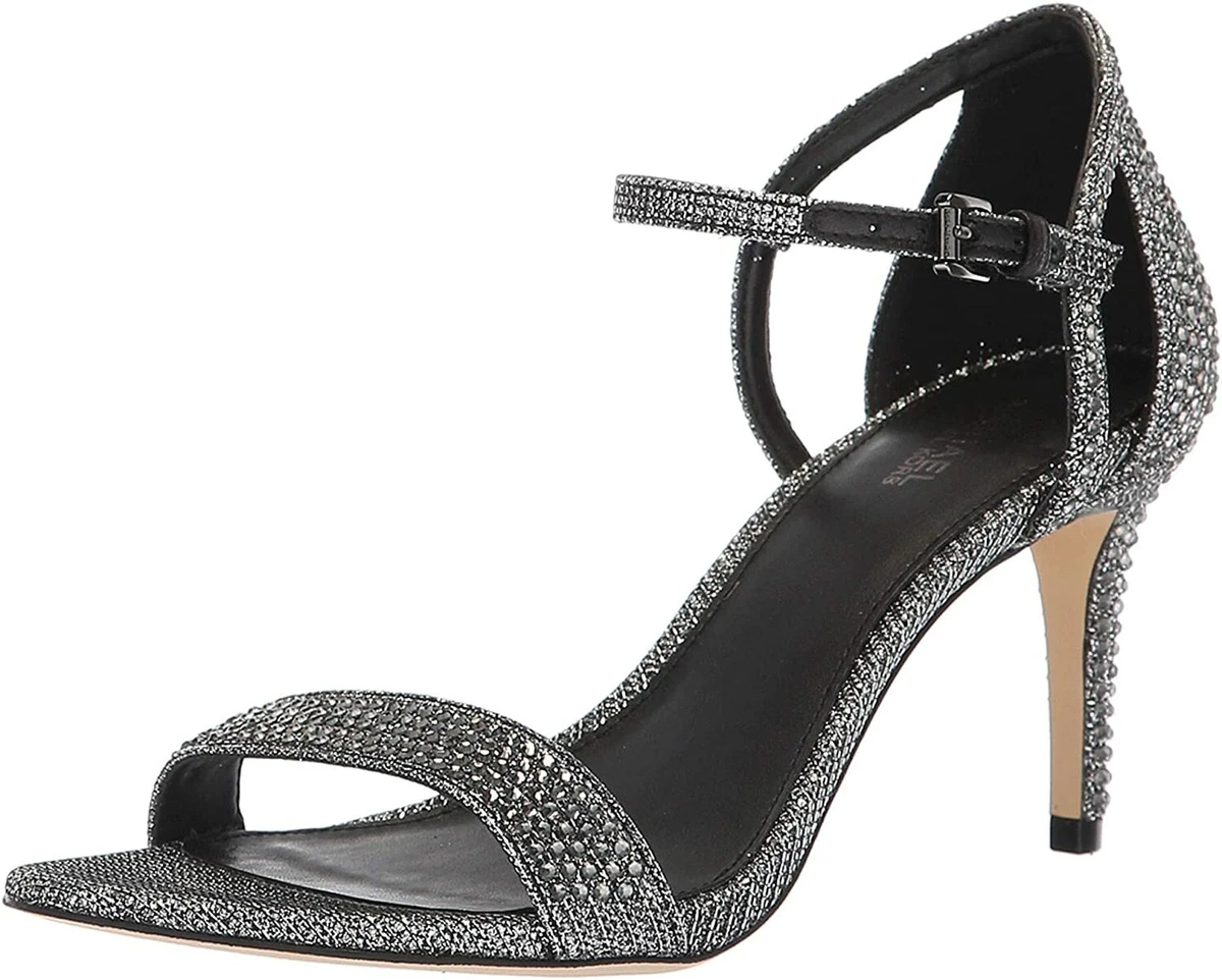 Michael kors simone mid sandal black sale