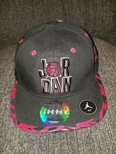 Nike Kids Jordan Cap Black Red One Size