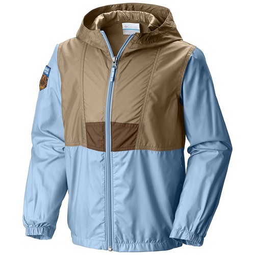New Columbia Unisex Girls Boys "Flashback" Windbreaker Park Edition Jacket - Picture 8 of 12