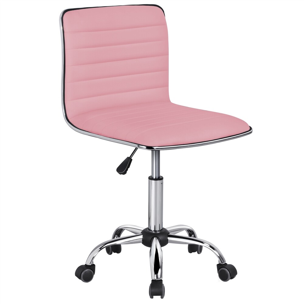 Low Back Swivel Task Chair With Wheels For Desk