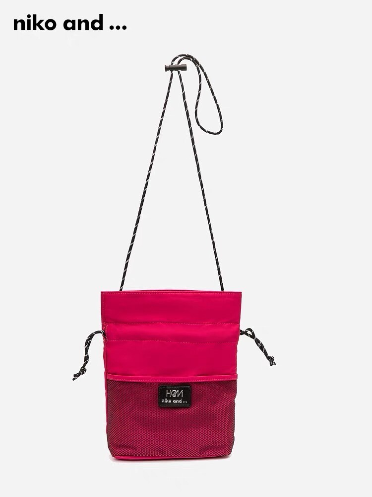 Niko and… Japanese brand crossbody bucket bag pink/magenta | eBay