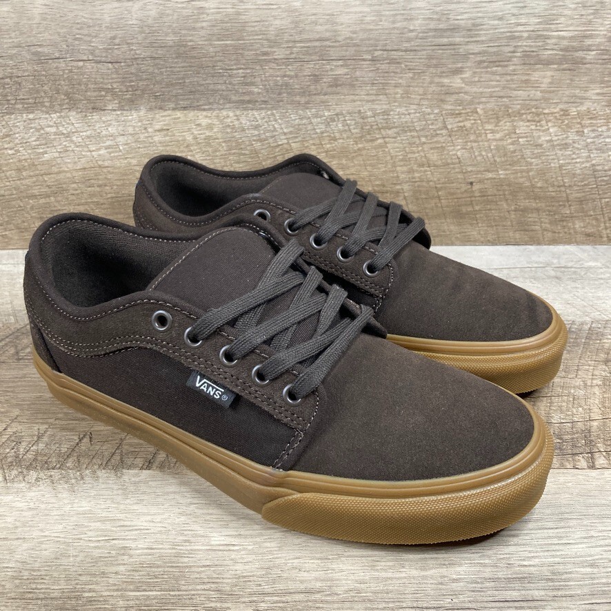 VANS Skate Chukka Low Dark Brown/Gum PopCush Shoes Mens Women NEW