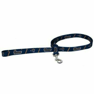 ST. LOUIS RAMS DOG CAT LEASH 6FT NYLON LEAD MEDIUM
