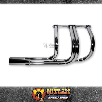 PATRIOT CHROME CLASSIC T-BUCKET HEADER, FITS SB CHEV 1-5/8