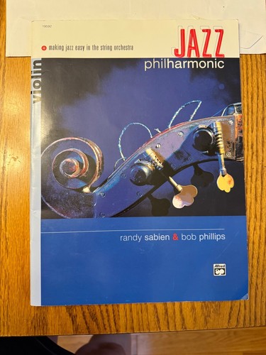 Alfred Jazz Philharmonic VIOLIN MAKING JAZZ EASY IN THE STRING ORCHESTRA 2 Books - Picture 2 of 6