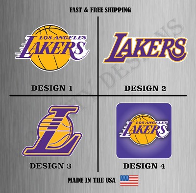 Los Angeles Lakers NBA Basketball Sticker Vinyl Decal Truck Bumper Water Resist