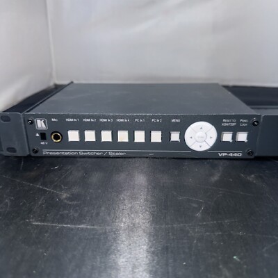 Kramer VP-440X 18G 4K HDR Presentation Switcher/Scaler with HDBaseT/HDMI Outputs