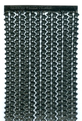 BLACK GERMAN DRESDEN DIE CUT PAPER Sm FLEUR BORDER