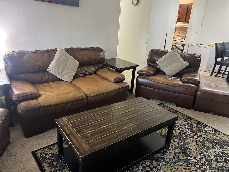 Dark Brown couches From Ashley - Image 4 of 4