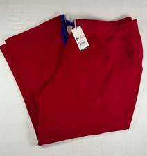Figs Kade Cargo Scrub Pants Size 4XLP Red Medical Uniform