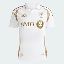 Adidas LAFC 2025/26 Away Authentic Jersey White US Size M-L