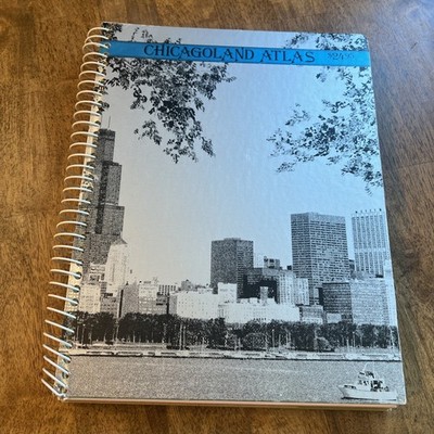 RARE Chicagoland Atlas 1981 1980 Chicago Suburbs Counties American Map Book