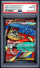 2025 POKEMON JAPANESE M2A-MEGA DREAM EX MEGA ATTACK RARE MEGA HAWLUCHA EX PSA 10
