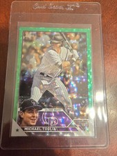 2023 Topps Michael Toglia RC #616 Green Foil Error Card
