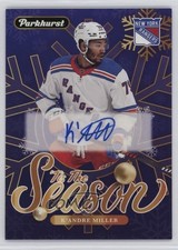 2023-24 Upper Deck Parkhurst Tis the Season Achievement K'Andre Miller Auto 01sx