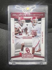 Panini 2020 Contenders Collegiate Connections #2 Lamb Hurts Oklahoma Football