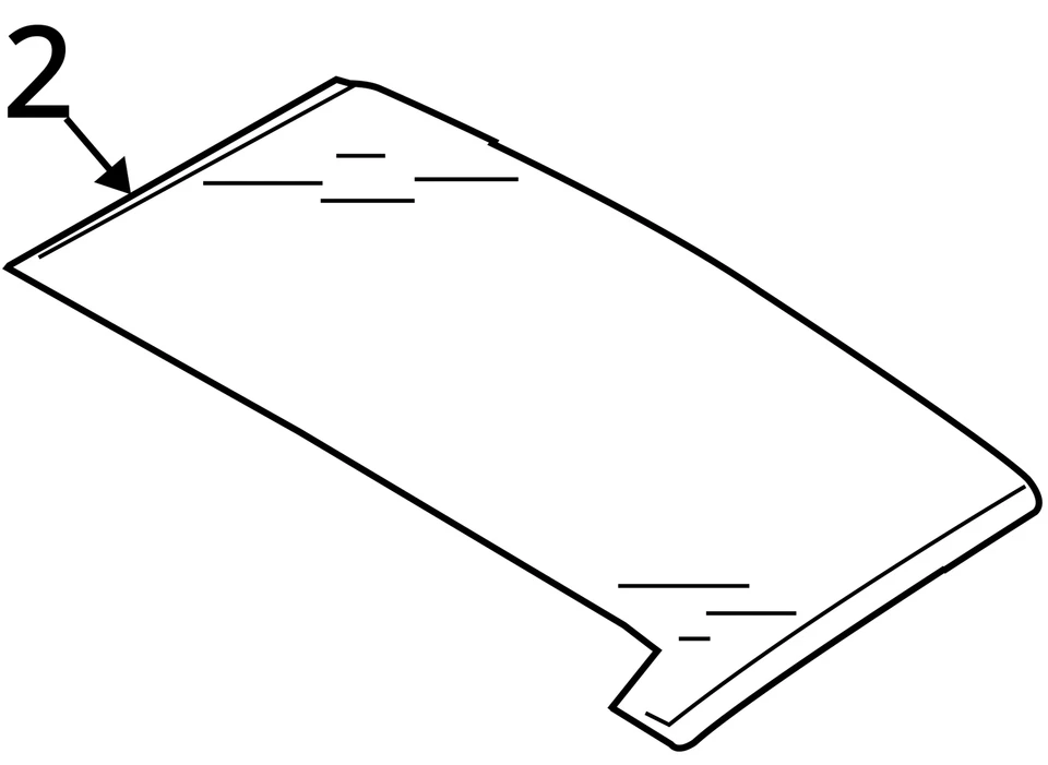 (LOCAL PICKUP ONLY) Roof Glass Center 2nd Section Fits 06-13 AUDI A3 6822362 Foto 4 de 4