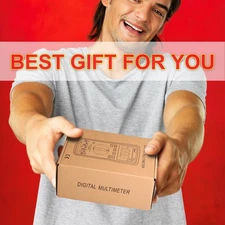 Digital Multimeter Auto Ranging TRMS 6000 AC DC Voltage Alert Amp Ohm Diod