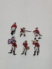 Safari Ltd British Army Men Plastic Soldiers, Lot 6, 2.5".