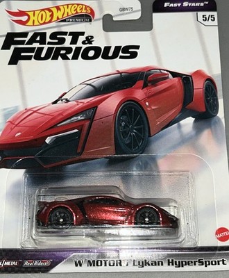 Hot Wheels W Motors Lykan Hyperspot Fast & Furious Premium Real Riders