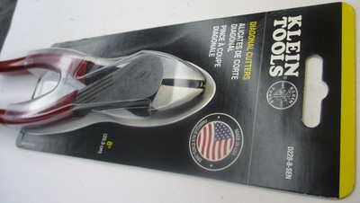 Klein D228-8-SEN 8'' Diagonal Cutters American Flag Design Made in USA New