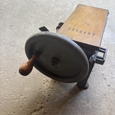 tobacco chopper Antique Tobacco Shredder Cutter Cigar Tool Cast Iron Germany Chopper