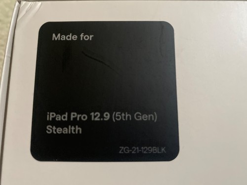 ZUGU Case iPad Pro 12.9 Case 5th Generation Stand Stealth Black - 第 3/12 張圖片