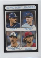 2024 Heritage Mini League Leaders Black Border /50 Zach Eflin Chris Bassitt 2g8