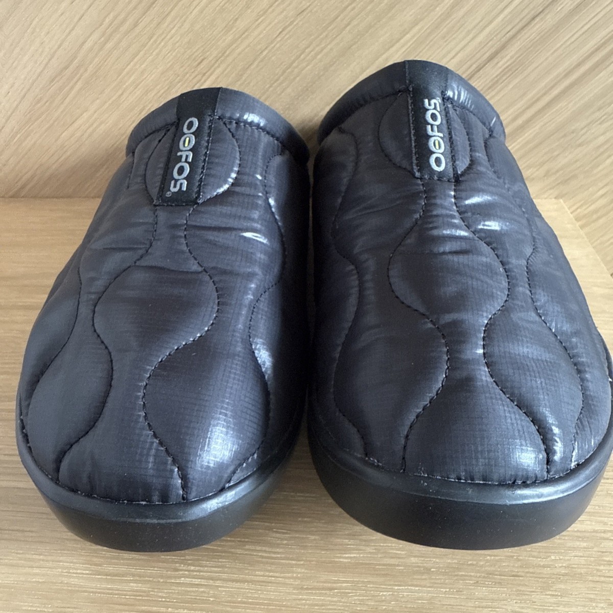 Oofos Oocoozie Men's Thermo Mule Size 8 Black Casual Slip On