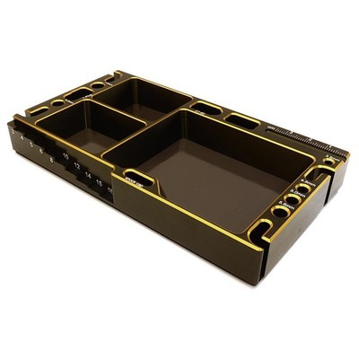 Organisateur Universel Pour Établi 195x117x40 Mm - Plateau De Rangement Doré - Neuf