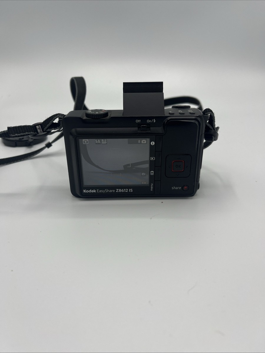 Kodak EasyShare ZD8612 IS 8.1MP 12x Zoom Digital Camera - Black
