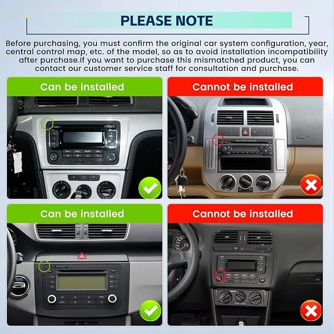 7" 4+64GB Autoradio Android 15 WiFi GPS Navi für VW GOLF 5 6 Passat Tiguan DAB+ - Bild 4 von 4