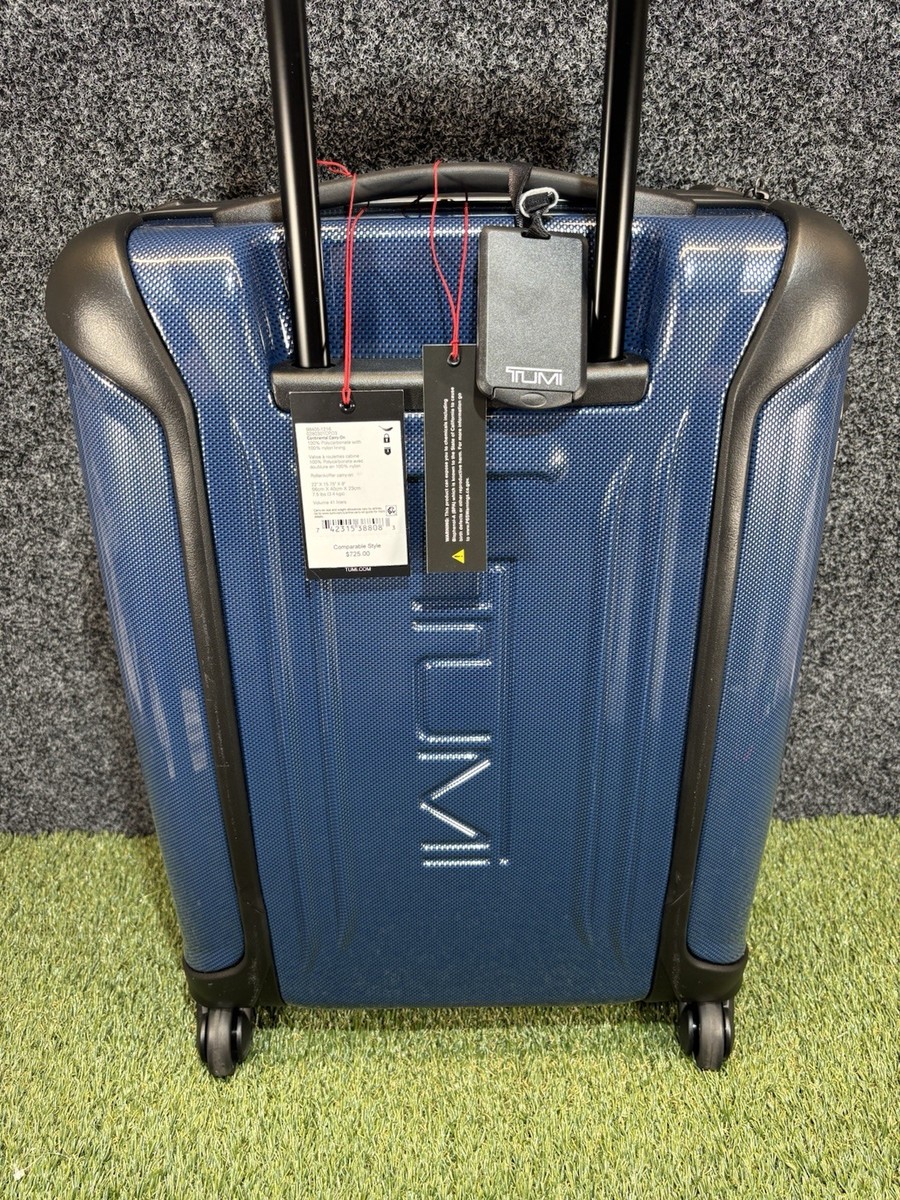 Tumi Vapor 22” Continental Carry-On Hardcase Spinner Luggage Blue