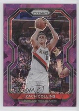 2020-21 Panini Prizm Purple Ice Prizm 111/175 Zach Collins #6 01su