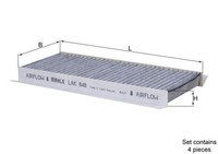 Mahle Filter, Innenraumluft LAK 848/S FüR BMW