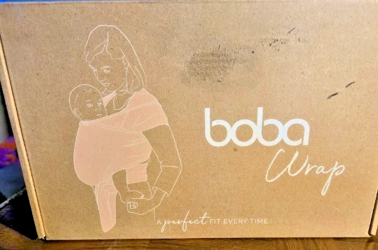 Boba Wrap Baby Carrier Classic Stretchy Infant Sling Newborn to Toddler - Gray
